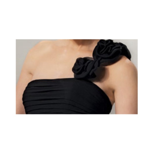 Bari Jay Style 641 Bella Chiffon Black Bridesmaids - Picture 4 of 8